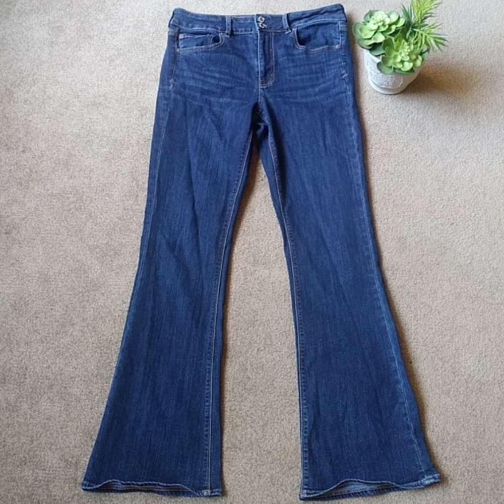 AEO HI-Rise Artist Flare(Long), Super Stretch